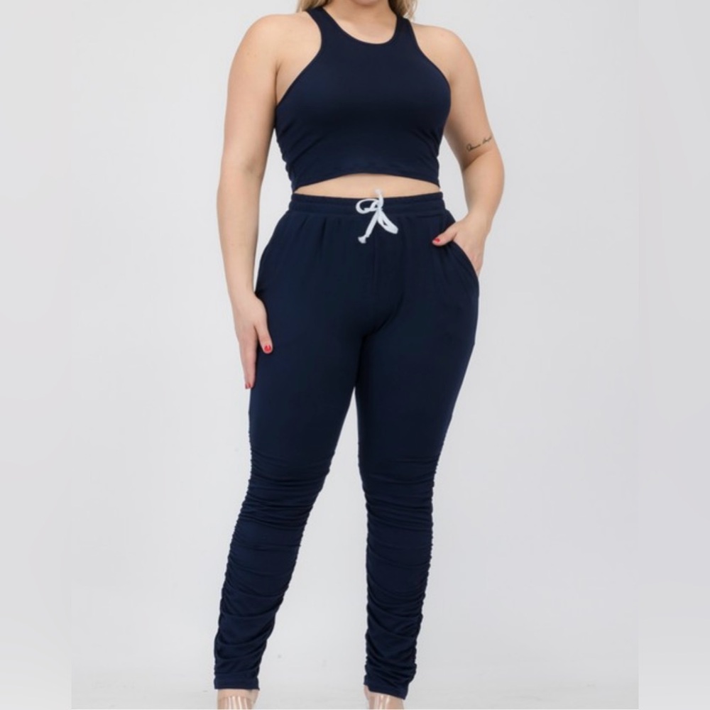 Women's Navy Pants set